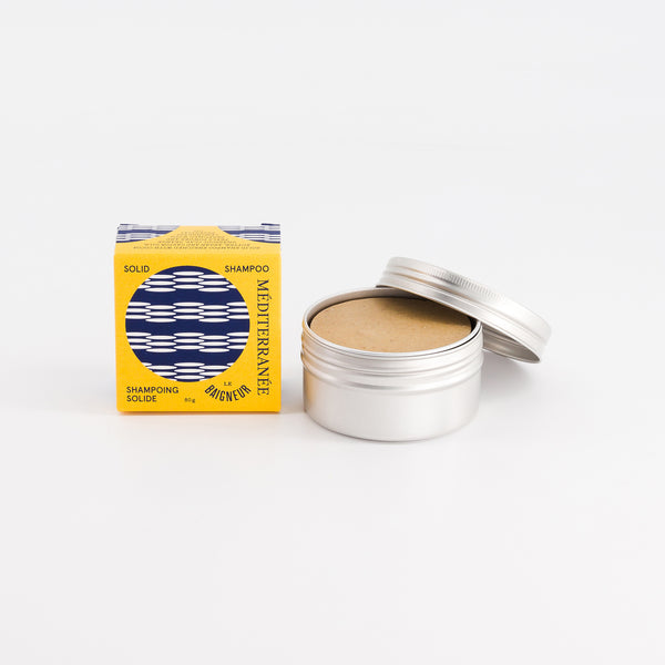 DUO SHAMPOING SOLIDE MEDITERRANEE + BOITE DE VOYAGE