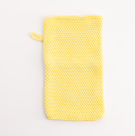 GANT DE TOILETTE - JAUNE