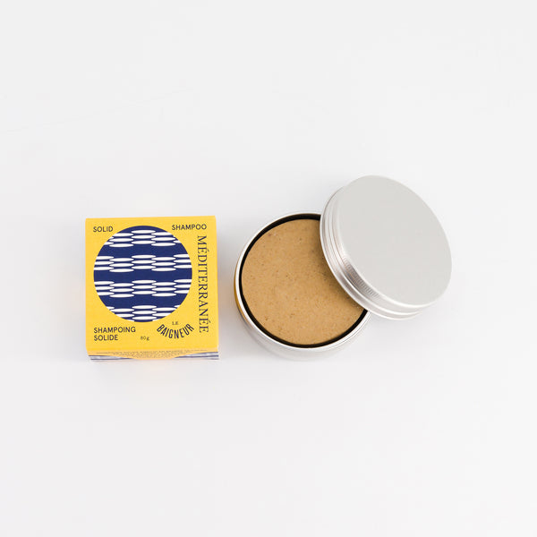 DUO SHAMPOING SOLIDE MEDITERRANEE + BOITE DE VOYAGE