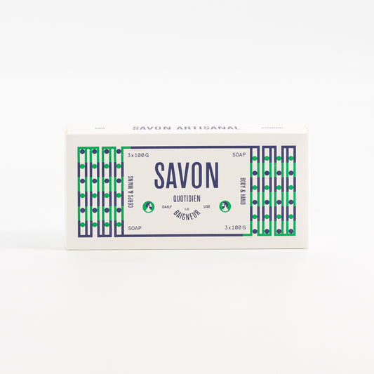 PACK 3 SAVONS QUOTIDIENS