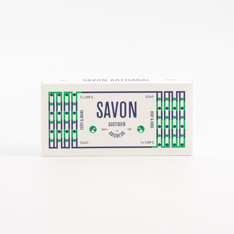PACK 3 SAVONS QUOTIDIENS