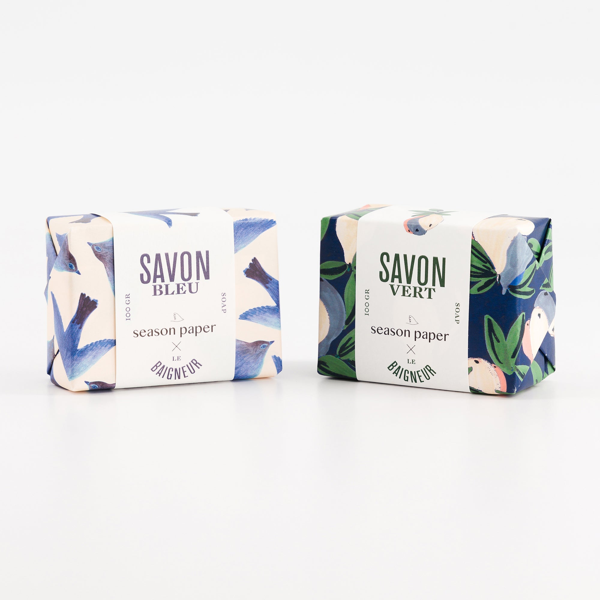 DUO SAVON BLEU + SAVON VERT