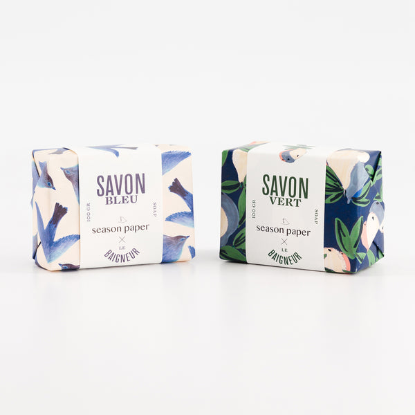 DUO SAVON BLEU + SAVON VERT