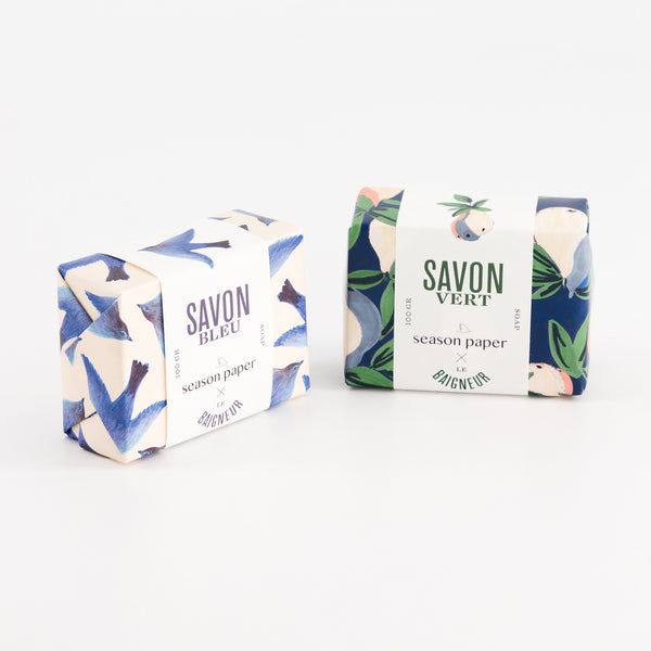 DUO SAVON BLEU + SAVON VERT