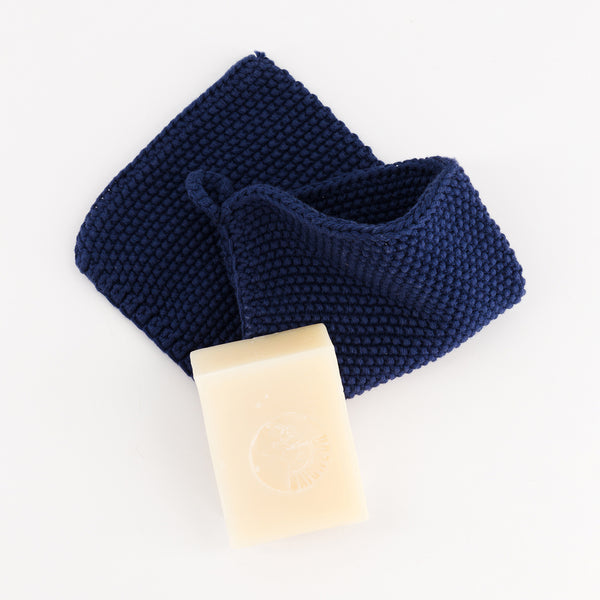 GANT DE TOILETTE DANOIS - BLEU MARINE