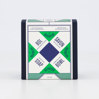 PACK BOL EN PORCELAINE + SAVON DE RASAGE