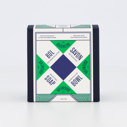 PACK BOL EN PORCELAINE + SAVON DE RASAGE