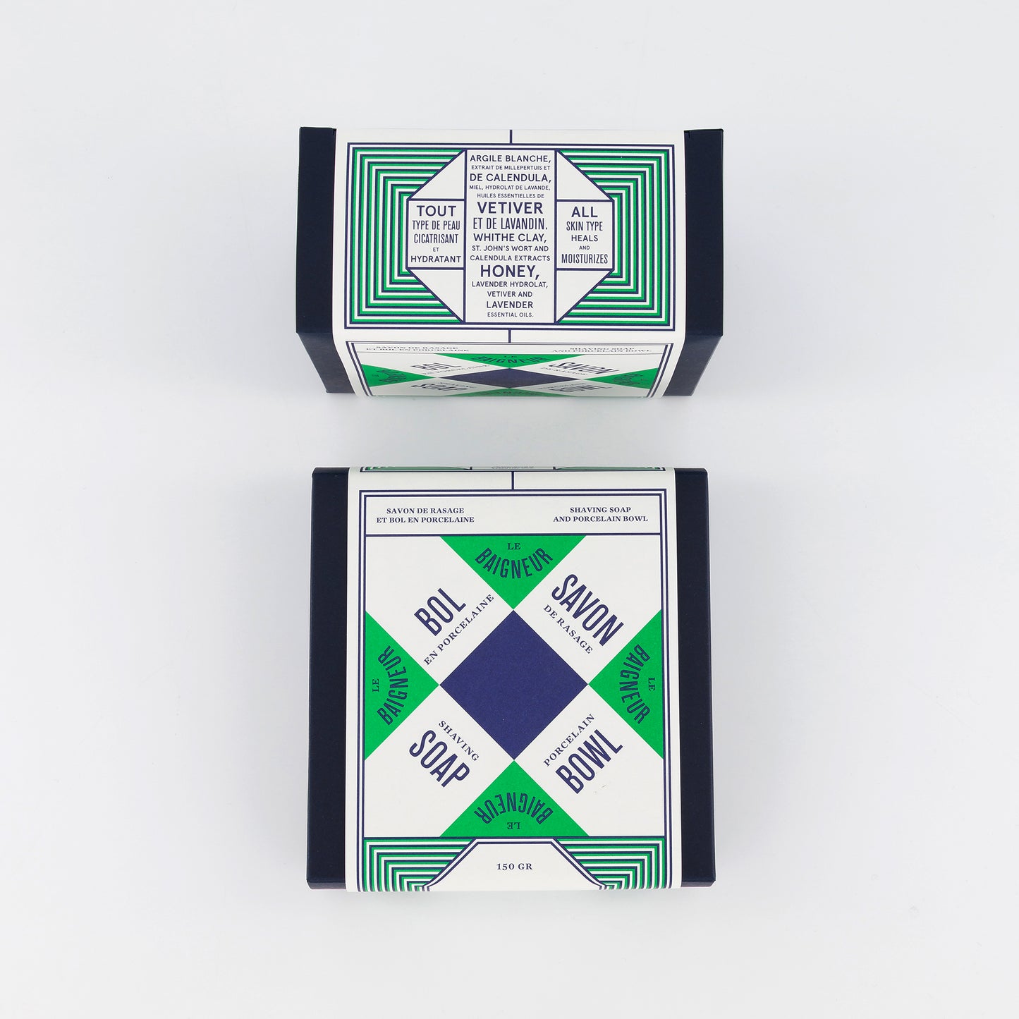 PACK BOL EN PORCELAINE + SAVON DE RASAGE