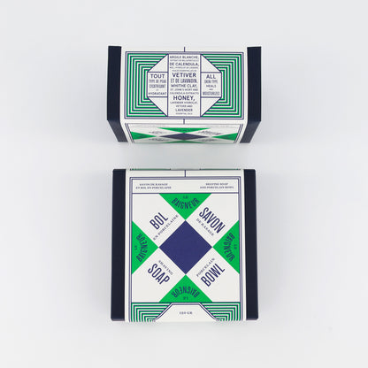 PACK BOL EN PORCELAINE + SAVON DE RASAGE