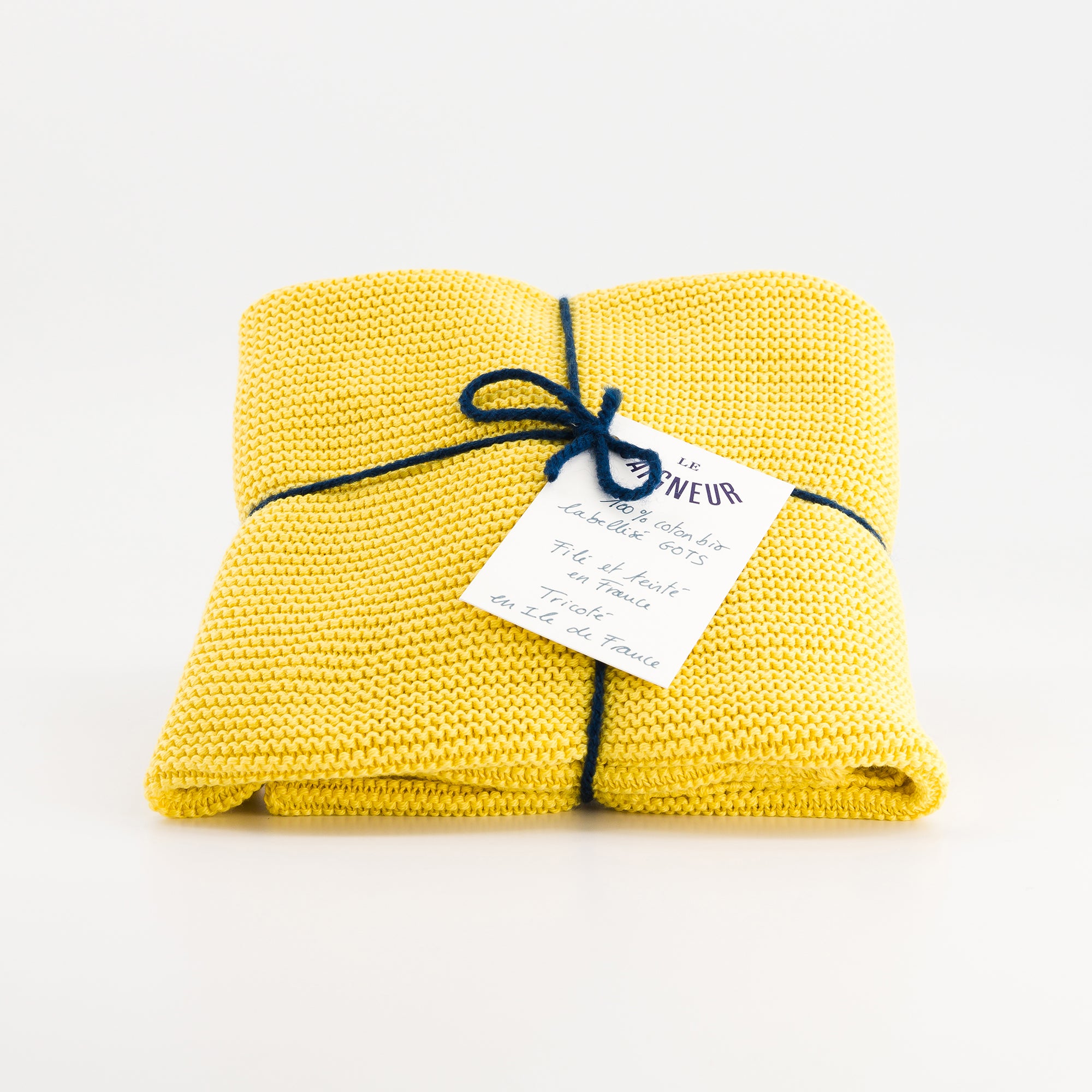 SERVIETTE PETIT BAIN - JAUNE MIMOSA