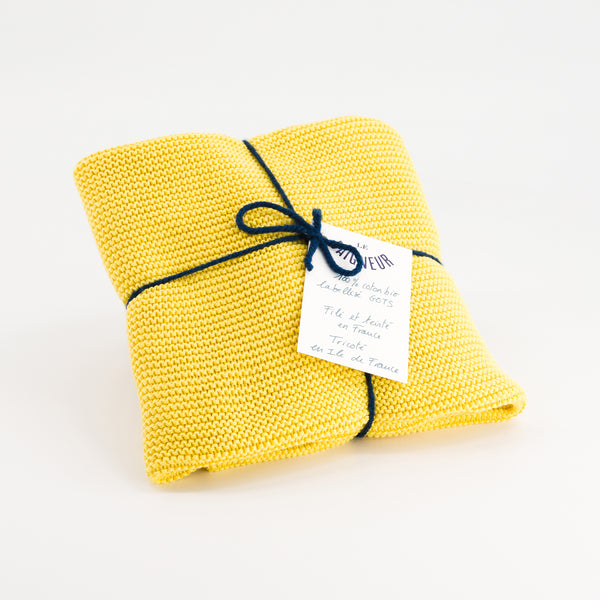 SERVIETTE PETIT BAIN - JAUNE MIMOSA