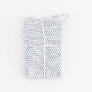 CARRE DE TOILETTE DANOIS - BLEU CIEL