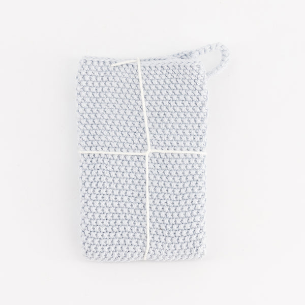CARRE DE TOILETTE DANOIS - BLEU CIEL
