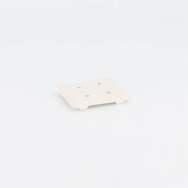 PORTE-SAVON ARGILE BLANCHE